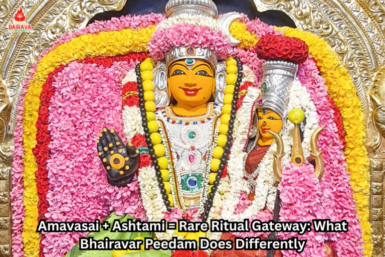 Amavasai + Ashtami = Rare Ritual Gateway: What Bhairavar Peedam Does Differently