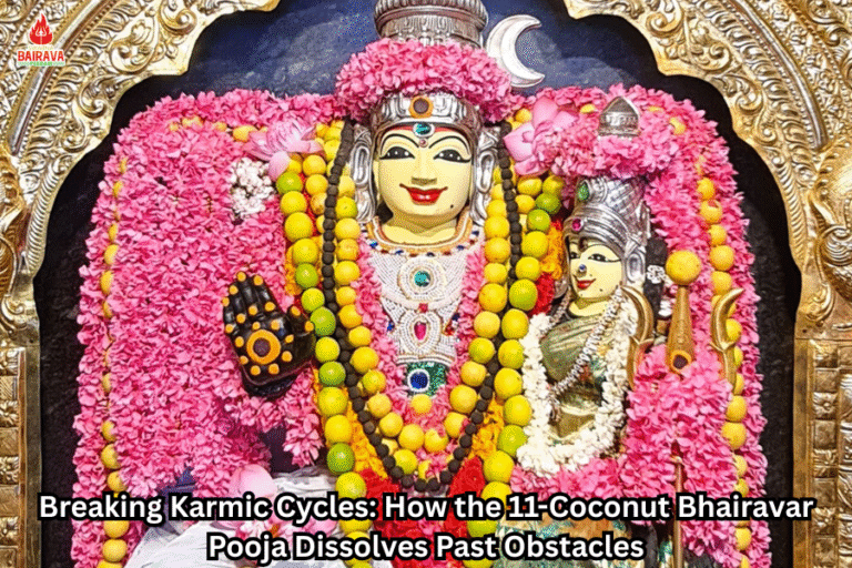 Breaking Karmic Cycles How the 11-Coconut Bhairavar Pooja Dissolves Past Obstacles