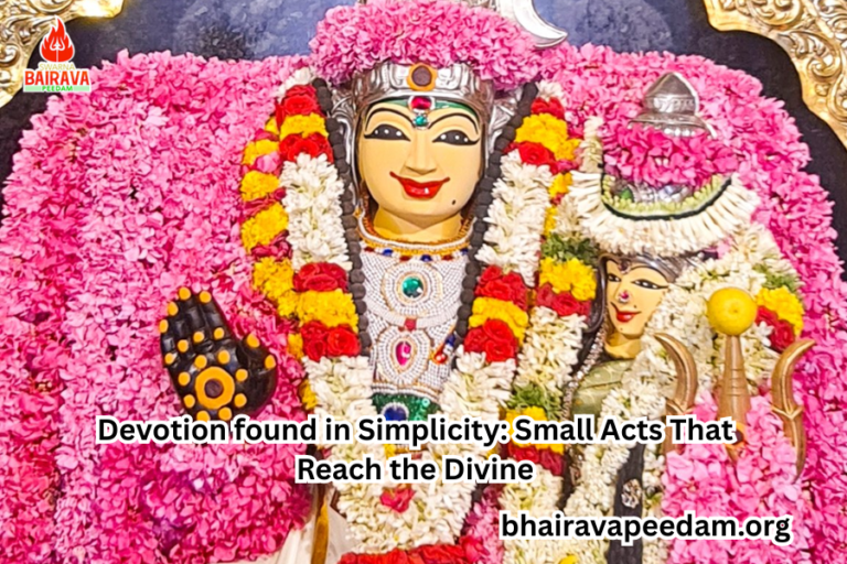 Devotion found in Simplicity Small Acts That Reach the Divine