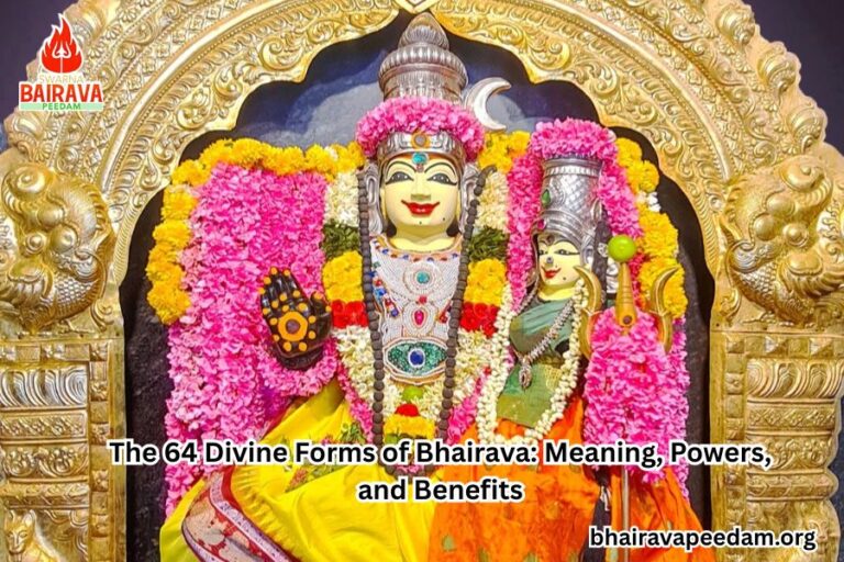 The 64 Divine Forms of Bhairava: Meaning, Powers, and Benefits
