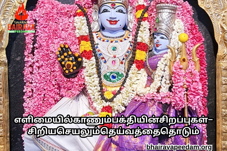 எளிமையில்காணும்பக்தியின்சிறப்புகள்– சிறியசெயலும்தெய்வத்தைதொடும்